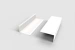 CoolX - L-vormig profiel - 60x100mm - 3mtr/lng - gelakt staal 