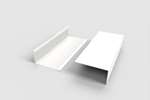 CoolX - L-vormig profiel - 60x120mm - 3mtr/lng - gelakt staal 