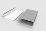 CoolX - L-vormig profiel - 60x180mm - 3mtr/lng - gelakt staal 