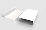 CoolX - L-vormig profiel - 60x180mm - 3mtr/lng - gelakt staal 