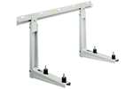 Rodigas - Ms208 muurkonzole gelakt + traverse - 465x375x1000mm - 70+70kg 