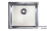 Linum - Spoelbak 450x400x200mm r15 - gepolijst - centrale afvoer 115/88 -incl accessoires 