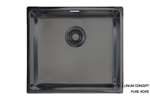 Linum - Spoelbak 450x400x200mm r15 - gepolijst - centrale afvoer 115/88 -incl accessoires 