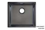 Linum - Spoelbak 450x400x185mm r15 - gepolijst - afvoer 115/88 - pvd 