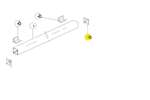 Ramiblind - Eindkap met ronde opening - cassette 50x50mm - onderdeel 5 - pvc 