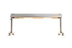 Roband - Rvs houder voor warmtelamp 900mm - incl. kwartswarmtelamp 