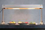 Roband - Rvs houder voor warmtelamp 900mm - incl. kwartswarmtelamp 