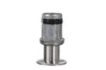 Linum - Inbuisvoet Ø41mm - buis met flens Ø50mm - zamac + RVS flens 