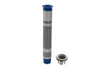 Ronda - Set geperforeerde standpijp met inzet - h 305mm + afvoerrooster 1"1/2 - aisi304 