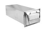 San Jamar - Inbouw servetdispenser met koker - rvs - minivouw 