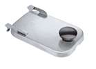 Server Products - Scharnierend rvs deksel met knop 