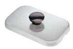 Server Products - Vol rvs deksel met knop 