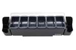 San Jamar - Complete 'dome' unit met rietjeshouders - 3,3l 