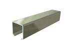 Linum - Schuifrailprofiel 21x21mm - rvs - 6mtr/lng 