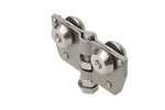 Linum - Rvs loopwiel met rvs wieltjes 