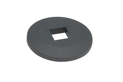 Linum - Ronde stootbumper ø93mm - vierkante opening 25x25mm  Linum - Ronde stootbumper ø93mm - vierkante opening 25x25mm