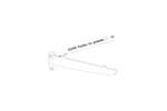 Linum - Rvs konzole wandbevestiging 90° - incl. clipsen - voor plank 