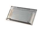 Linum - Scharnierende inbouw afvalklep - aisi304 - 326x173x10mm - met veer 