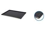 Lineoplus - Bakplaat alu gn1/1 325x530x10mm teflon - 3 boorden 90° h.10mm + 1 schuine 1,5mm 