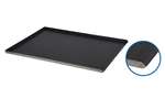 Lineoplus - Bakplaat aluminium 80/60 teflon - 3 boorden 23mm + 1 schuine 1,5mm 