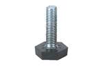 Linum - Hexagonale regelvoet - m10 - voor 25x25mm & 30x30mm 
