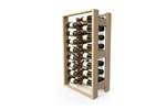 VisioRack - Wijnrek hout met verchroomde niveaus - visiobois - 16 nh3 niveaus - 48 flessen 