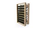 VisioRack - Wijnrek hout met verchroomde niveaus - visiobois - 16 nf3 niveaus - 48 flessen 