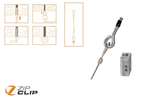 Zip Clip - Con-lock betonophangsysteem - 10mtr - belasting 15kg - 10pce/pck 