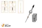 Zip Clip - Con-lock betonophangsysteem - 3mtr - belasting 50kg - 10pce/pck 
