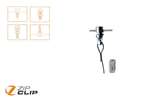 Zip Clip - Zip-grip verticaal ophangsysteem - 2mtr - belasting 15kg - 10pce/pck 