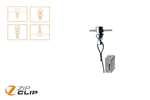 Zip Clip - Zip-grip verticaal ophangsysteem - 5mtr - belasting 35kg - 10pce/pck 