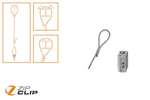 Zip Clip - Loop-it standaard ophangsysteem - 5mtr - belasting 15kg - 10pce/pck 