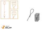 Zip Clip - Loop-it standaard ophangsysteem - 5mtr - belasting 50kg - 10pce/pck 