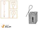 Zip Clip - Loop-it standaard ophangsysteem - 10mtr - belasting 300kg - 10pce/pck 