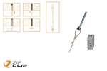 Zip Clip - Thread-it m6x20mm ophangsysteem - 5mtr - belasting 15kg - 10pce/pck 