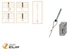 Zip Clip - Thread-it m6x45mm ophangsysteem - 5mtr - belasting 50kg - 10pce/pck 