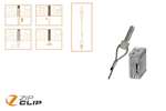 Zip Clip - Thread-it m8x25mm ophangsysteem - 5mtr - belasting 50kg - 10pce/pck 