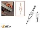Zip Clip - Strut-lock kabelophangsysteem m8 met oog - 1mtr - belasting 90kg - 10pce/pck 