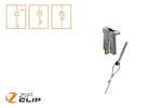 Zip Clip - Plus-on-wire m8x60 ophangsysteem - 3mtr - belasting 100kg - 10pce/pck 