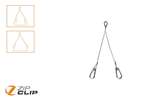 Zip Clip - Y-systeem - musketon - 300mm - belasting 50kg - 10pce/pck 
