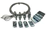 Zip Clip - Strut-lock ophangsysteem - loop-it - 2mtr - 4pce/set 