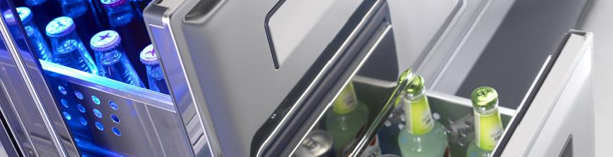 Doors &amp; drawers in stainless steel