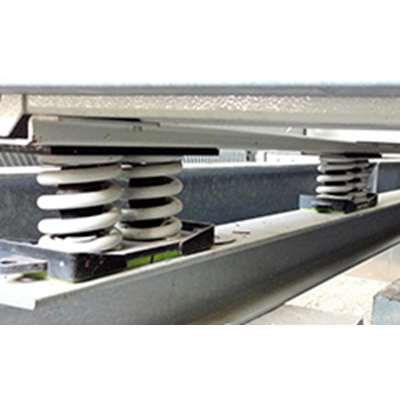 Spring-loaded vibration dampers - Frames & beams - Hvac