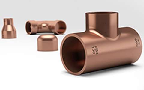 Solder joint couplings K65 - Inch
