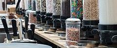 Dry food dispensers