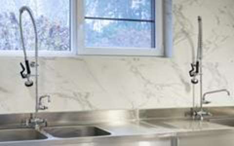 Faucets and pre-rinse units