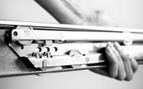 Drawer slides in stainless steel