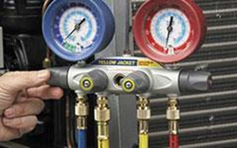 HVAC charging and measuring devices