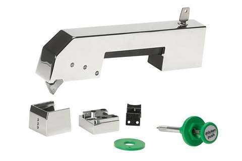 JUMBO SLUITING COMPLEET VOOR PANEELDIKTE 100MM - VERCHROOMD