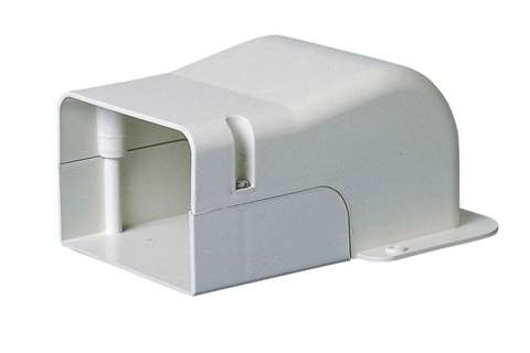 Muurkapje 150 mm wit
